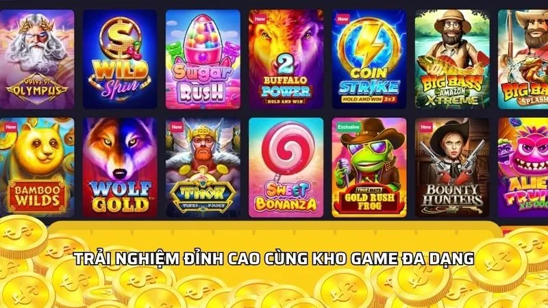 Trải nghiệm đỉnh cao cùng kho game đa dạng