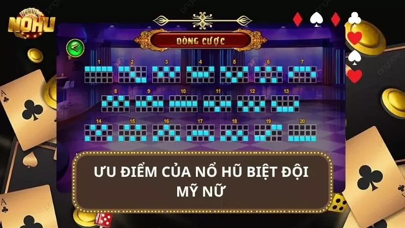 Ưu điểm sẽ tạo nên sự hấp dẫn của trò chơi nổ hũ